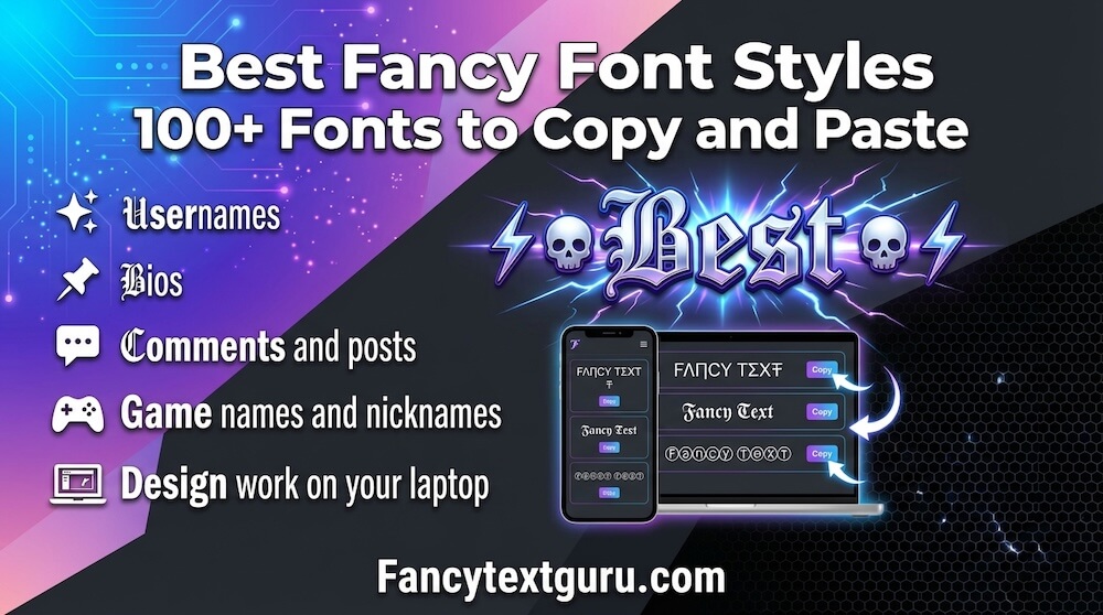 Best Fancy Font Styles – 100+ Fonts to Copy and Paste Best Fancy Font Styles – 100+ Fonts to Copy and Paste