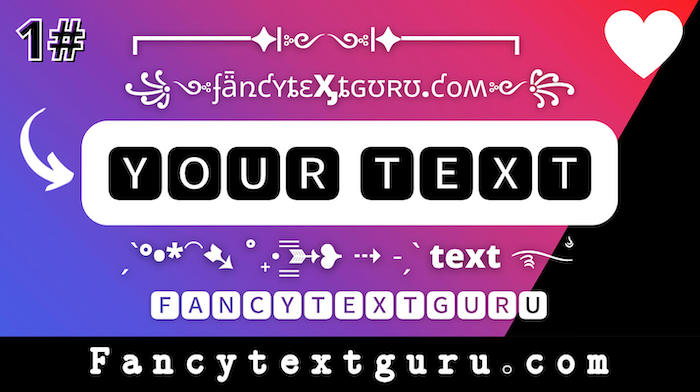 Fancy Text Generator ➜ #???? ✓ ℭ???????????? ???????????????????? ????