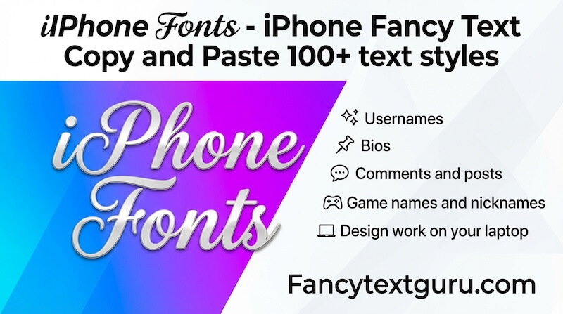 iPhone Fancy Text iPhone Fancy Text โ Copy and Paste Iphone Fonts for Messages, Bios & Comments